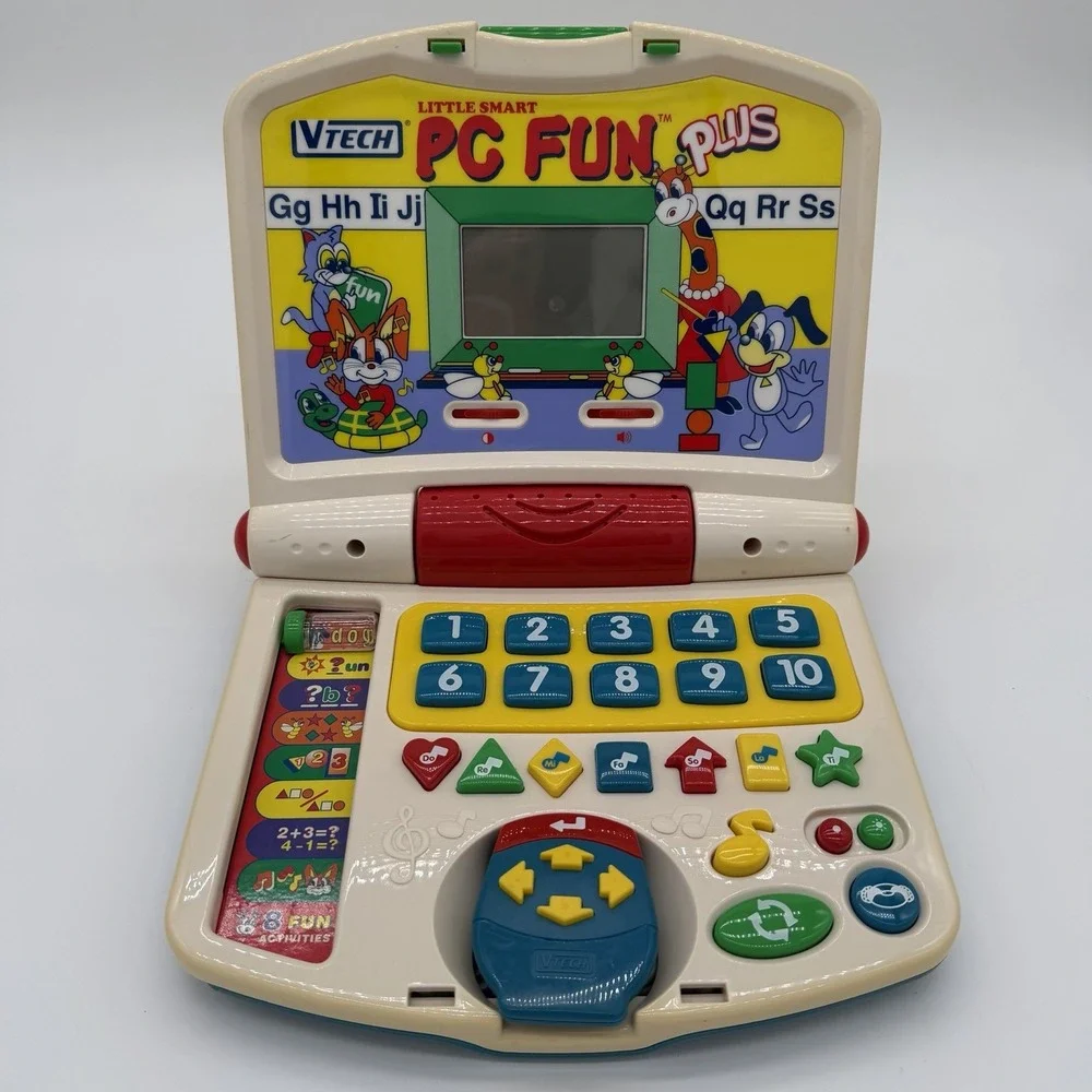 Vtech Little Smart PC Fun Plus Computer for kids 1997 Vintage Works!